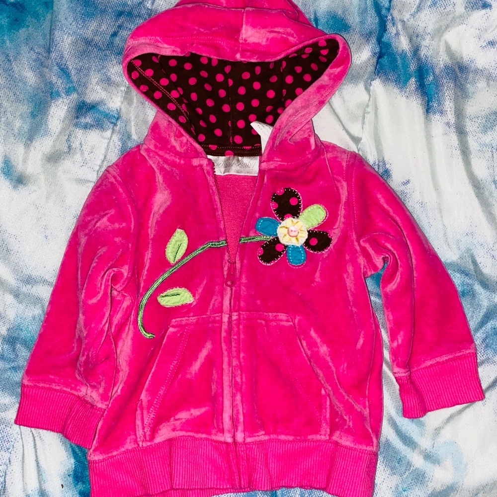 6-9 month girls hoodie.